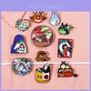 Cartoon Metal Brooches For Clothing And Bags Unique Design Geometric Style For All Genders