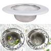 1Pcs Kitchen Sink Filter Stainless Steel Mesh Sink Strainer Filter Bathroom Sink Strainer Drain Hole Filter Trap Waste Screen