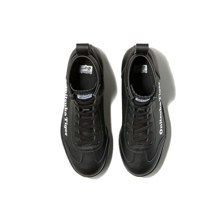 ONITSUKA TIGER Delegation Chunk High Top Shoes 'Black Faux Fur' Women's 1183B675-001