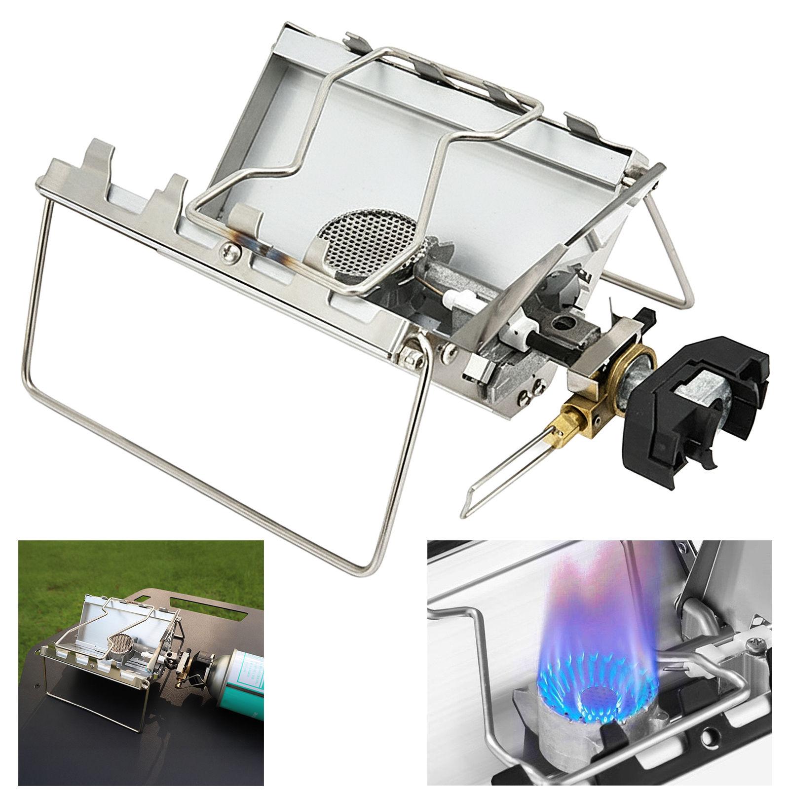 Portable Folding Gas Stove Outdoor Camping Picnic Burners Replica With Lightweight Aluminum Alloy Design ST320 серебряный
