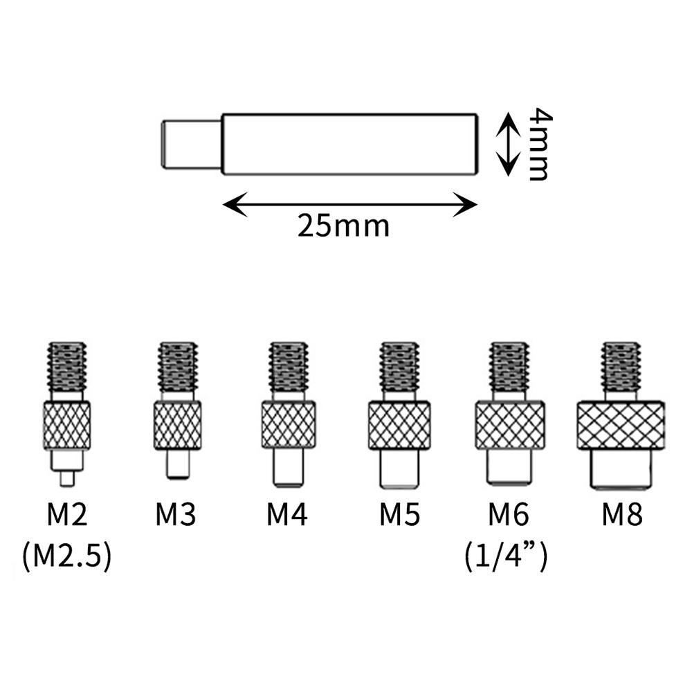 Druk 3D Hot Melt Heat Knurled Embed Injection Copper Insert Nut 345 szt. z 7 szt. HeatSet