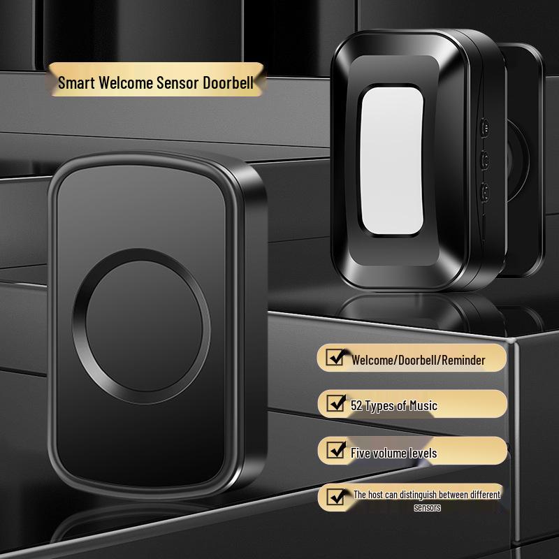 Entry Welcome Sensor: Split-Type Voice Reminder for Shop Entrances