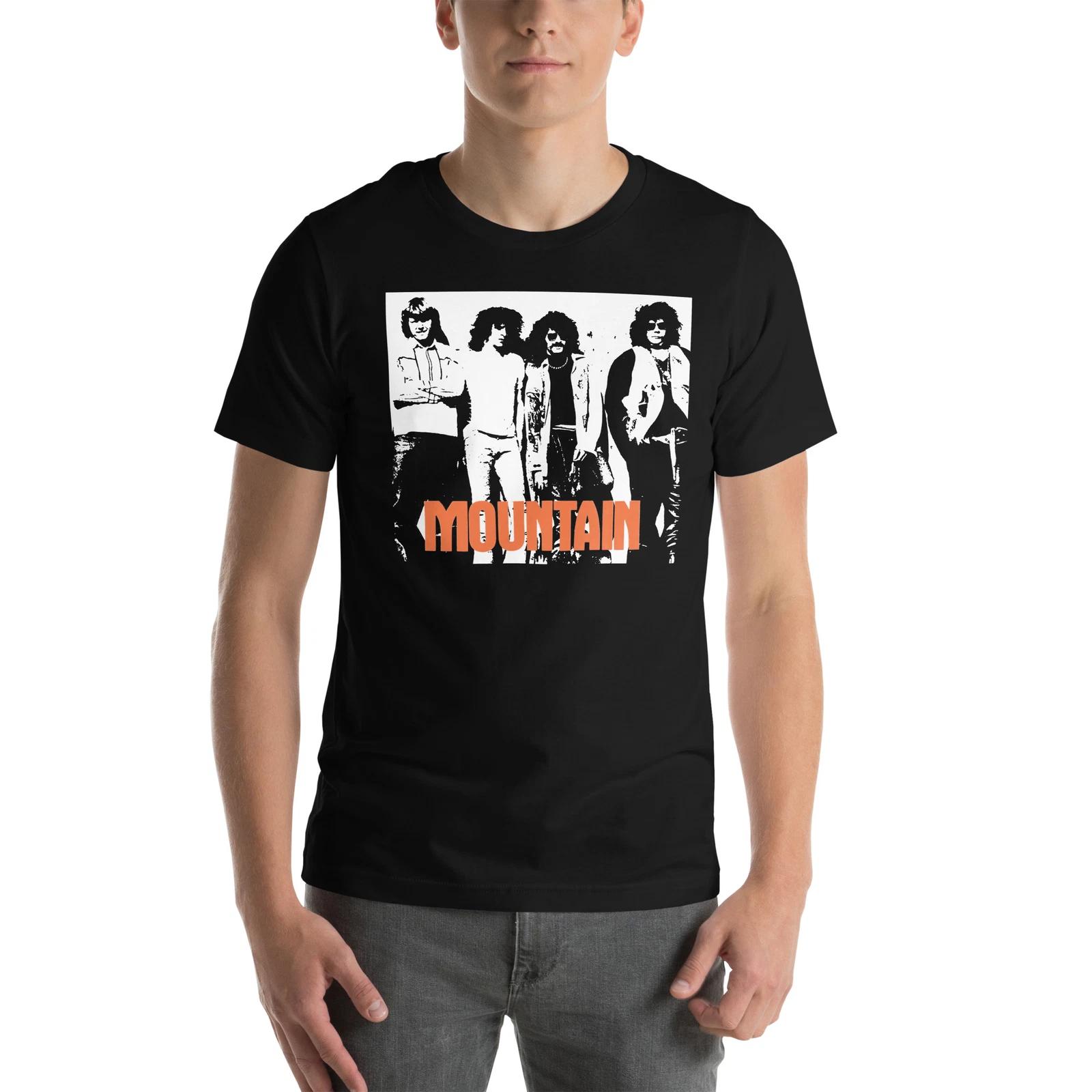 

Mountain Rock Band 70s Graphic Tee Shirt Unisex 100% Cotton T-shirt Mens Tees Top S