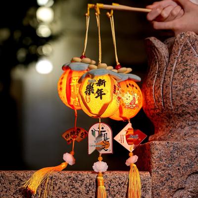 2026 Year of the Horse LED String Lights: New Year Decoration Handheld Pendant for Spring Festival Atmosphere