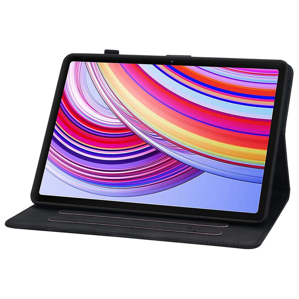 For Xiaomi Redmi Pad Pro/Redmi Pad Pro 5G/Poco Pad Shockproof Case Lily Flower Imprint Leather Tablet Cover