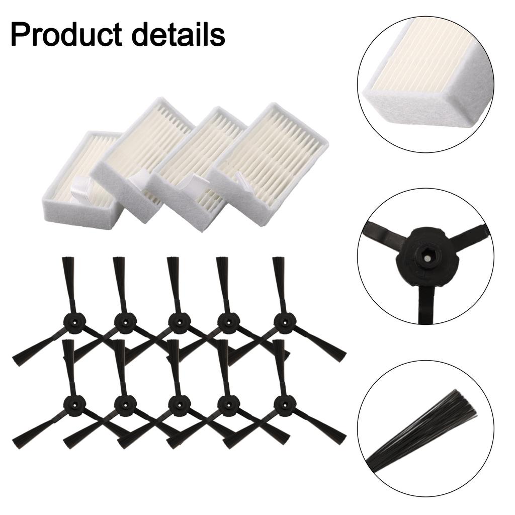 10 Stück Bürsten und 4 Stück Filtergitter für Ariete Briciola 2711 2712 2713 2717 Staubsauger Ersatzteile zum Austauschen