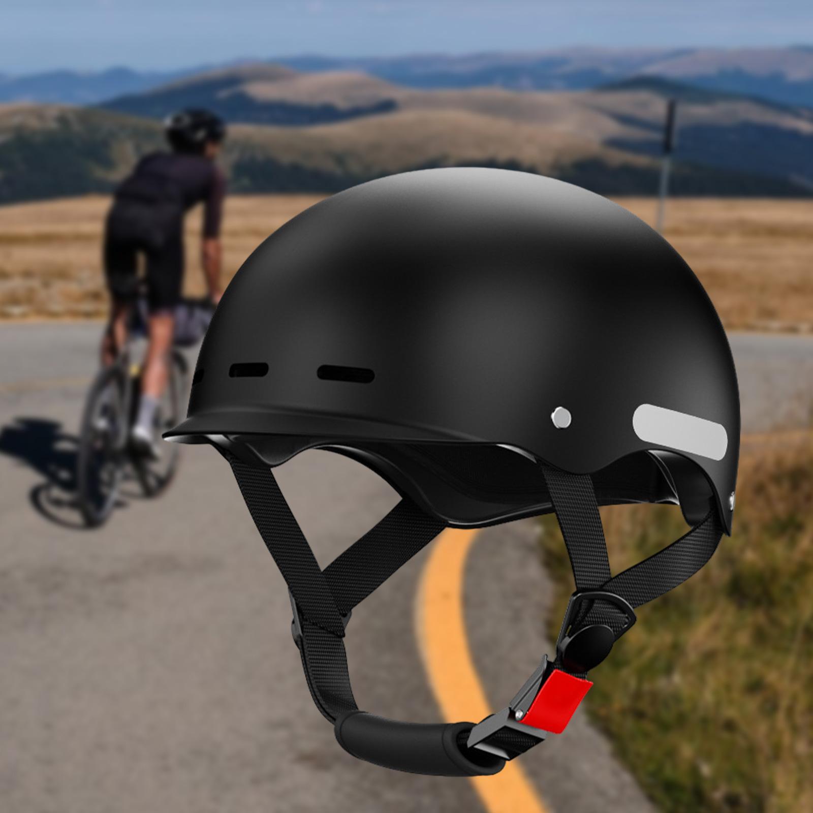 Bike Helmet Breathable Shock Absorption Cycling Helmet Bicycle Helmet for Motorbike Skating Biking Skateboard Outdoor Sports чёрный