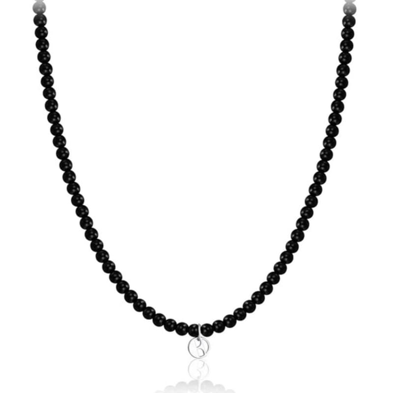 ELLE Jewelry Black Onyx Stone Necklace ELBRNN228