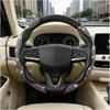 2PCS Bling Car Steering Wheel Cover, Crystal Rhinestones Segmented Vehicle Steering Wheel Wrap Cover, Sparkly Automotive Interior Protective