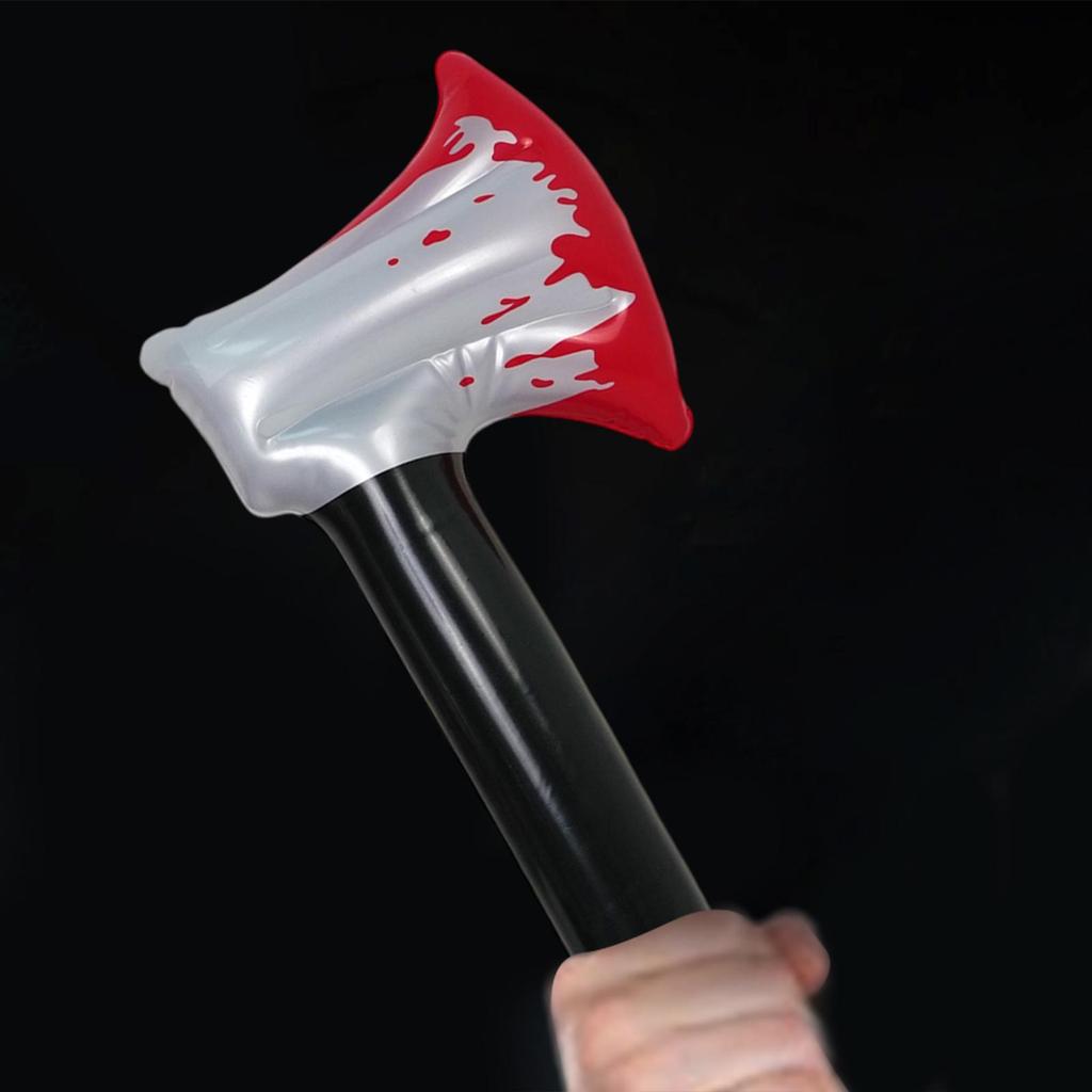 Inflatable Halloween Knife Prop Realistic Portable Scary Horror Prank Prop for Cosplay Supplies Party Favors for Kids Adults