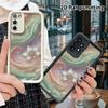Phone Case: 2D Flat Samsung Galaxy A34 A35 M05 M06 S20 S22 S21 FE Plus 5G Layered Protective Case, Embossed Lily, Christmas and Halloween Gift