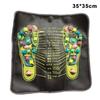 Color 35cmx35cm Walking Stone Massage Mat, Chinese Reflexology, Pain Relief, Foot Spa, Sou