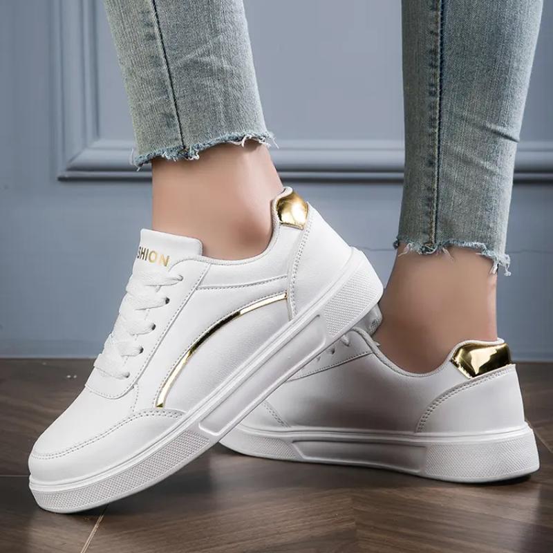 Fashion Fashion Women Casual White Shoes Breathable Spring Trend Versatile Board Shoes Women Platform Lightweight Casual Jogging Sports