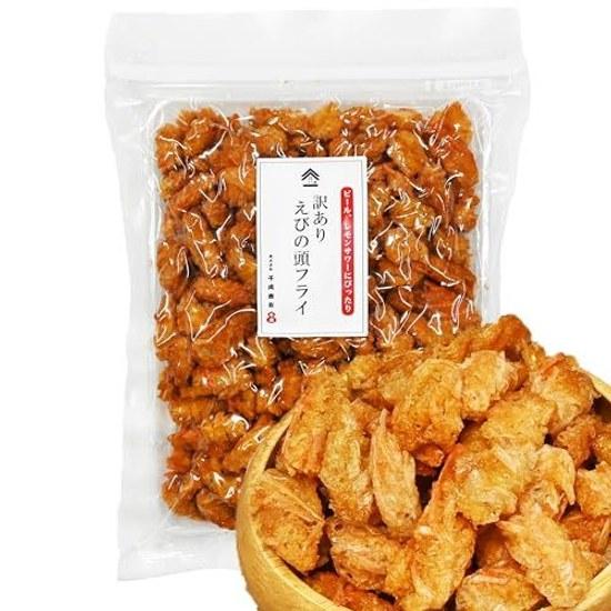 Tsumanigura Official Discounted Fried Shrimp Heads Snack Alcohol Accompaniment Delicacy Food Treat 250g Sennari Shokai