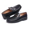 Moda Nuova Moda Designer Uomo Punta Fibbia Nera Metallica Scarpe Basse Oxford Scarpe Casual Abito da Sposa Festa di Maturità Zapatos Hombre