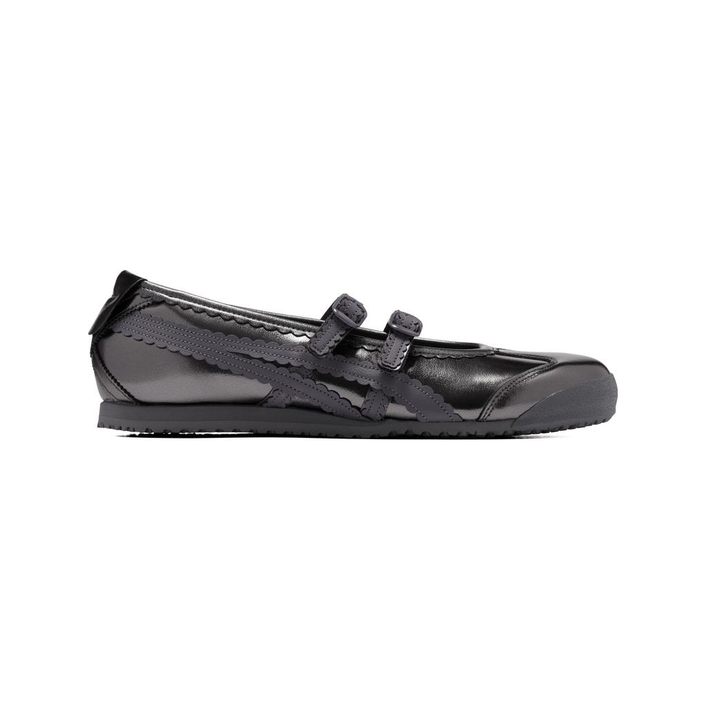 ONITSUKA TIGER Mexico 66 Tgrs Bequeme flache Mary-Jane-Schuhe Damenschuhe Silber Grau 1182A708-020