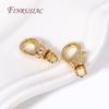 15.5*8MM 18K Gold Plated Metal Lobster Clasps High Quality Bracelet Connect Clasps For Jewelry Making Supplies DIY Accessories