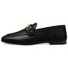 Gucci Slip On Loafer With Web Black Leather 631619 CQXM0 1060