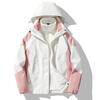 Unisex 3-in-1 Waterproof Windproof Outdoor Jacket With Fleece Liner Hiking Climbing Skiing Small Stature