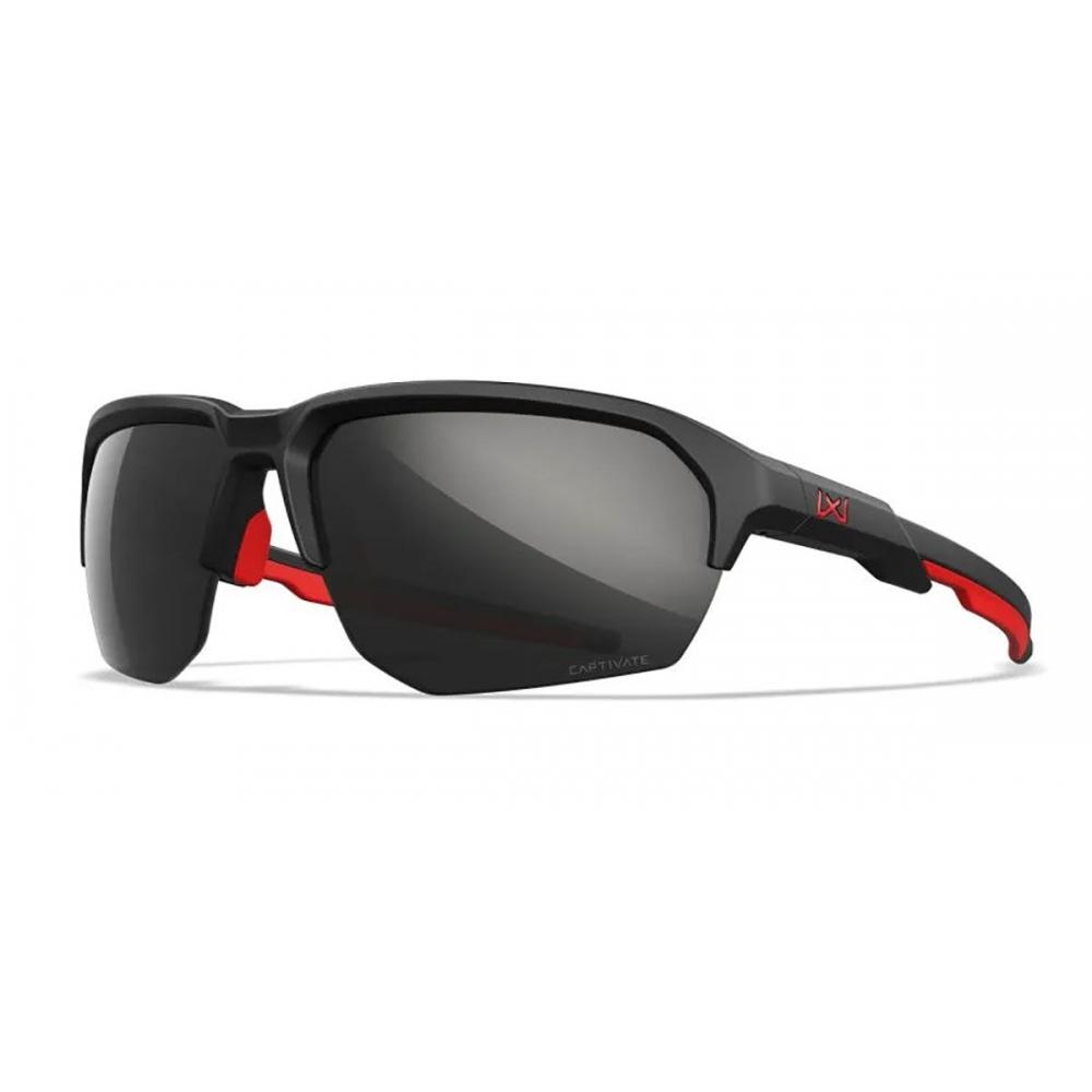 

Wiley X Jakl Chjkl15 American Sniper Signature Series Men Sunglasses Matte Black/Red/68-8-132