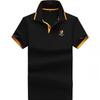 TrendHub New Mens Short Sleeve Polo Shirt Mens Embroidered Top Clothes Men's Business Casual Polo Shirt
