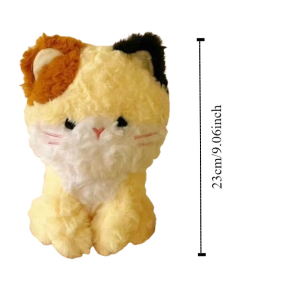 PP Cotton Stuffed Animals Cat Doll Soft Pussycat Plush Toy Simulation Cat Plush Toys  Children Girl