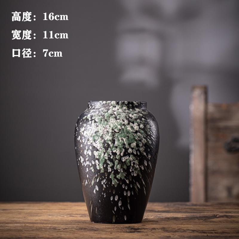 

Китайская винтажная глиняная ваза, креативная гидропонная ваза для цветочной композиции, украшение для дома, гостиной, книжной полки, обеденного стола