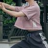 adidas Originals Short Sports T-shirt for Women, Purple-pink