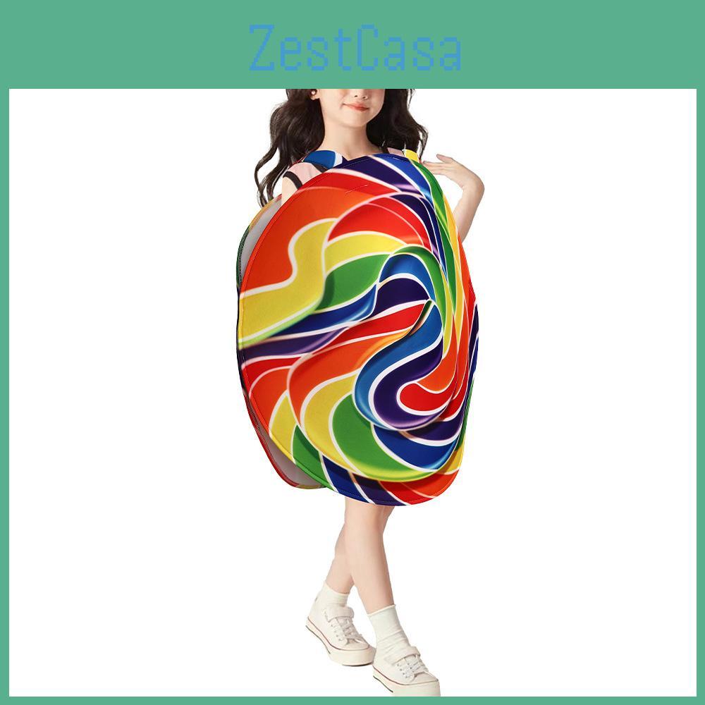Lollipop Kid Halloween Polyester Costume Family Matching Set Group Party Cosplay
