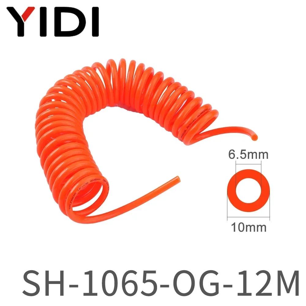 3m/6m/9M/12M/15M Pneumatic Compressed Air Compressor Spring Hose Tube Pipe Line Pipes Pu 4mm 6mm 8mm 10mm 12mm 12 10 8 6 4 2 .5