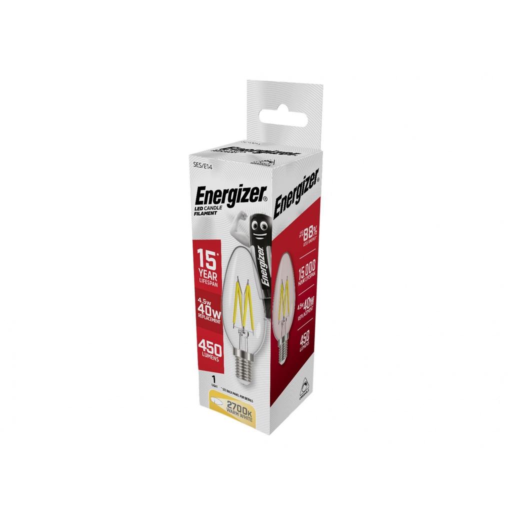 Energizer Led Candle Filament Dimmable Bulb