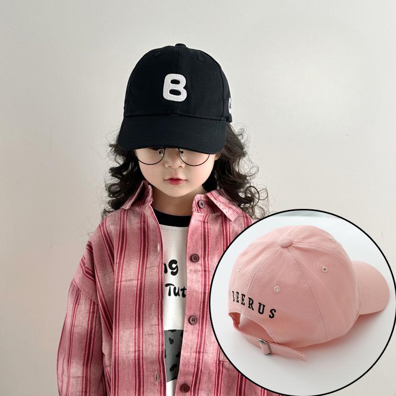 Children's Hats In Spring and Autumn Thin Baby Girl Medium and Big Children's Sun Hat Kindergarten Baseball Summer Baseball Cap