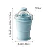 Ice Ball Cup 2-in-1 Foldable Silicone Ice Ball Cup Reusable Portable Ice Sphere Mold with Straw Lid for Coffee Juice Drinks