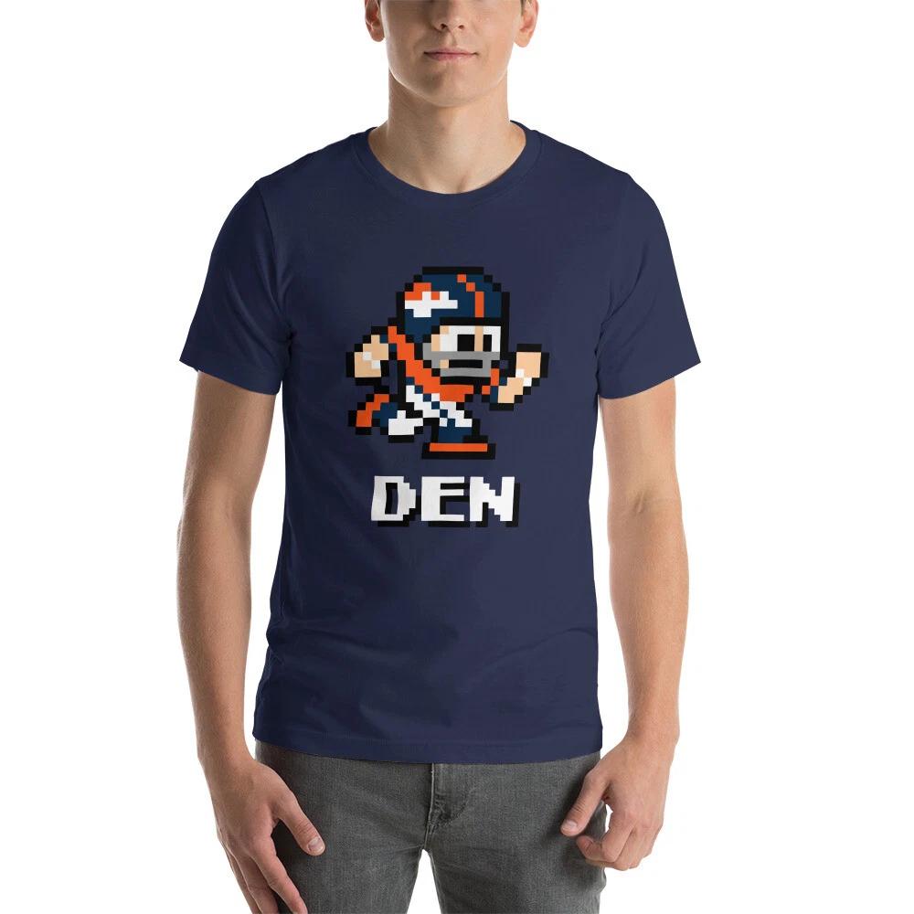 Denver Broncos NES Football Player 8-bit Tecmo Super Bowl Nintendo T-Shirt 4XL