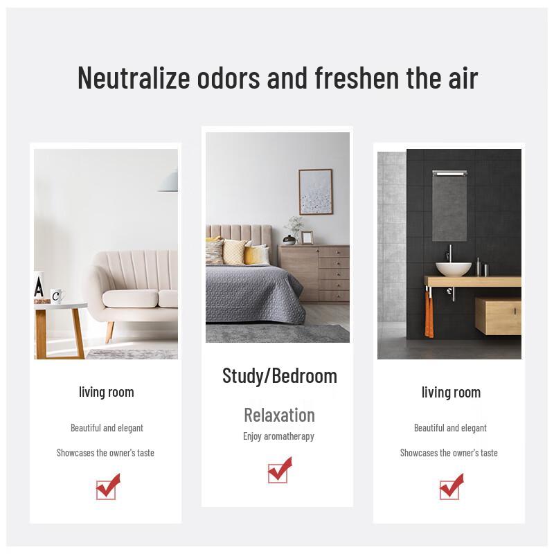 JINGRUIXIANG Flameless Aroma Diffuser 3-Pack