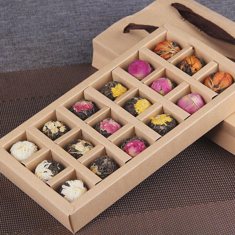 Set of Chinese Yunnan Raw Pu-erh Tea Balls for Gift, Premium 18 Pieces