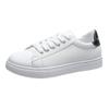 New Women Sneakers Breathble Vulcanized Shoes Pu Leather Platform Shoes White Lace Up Casual Shoes  Mujer Zapatillas