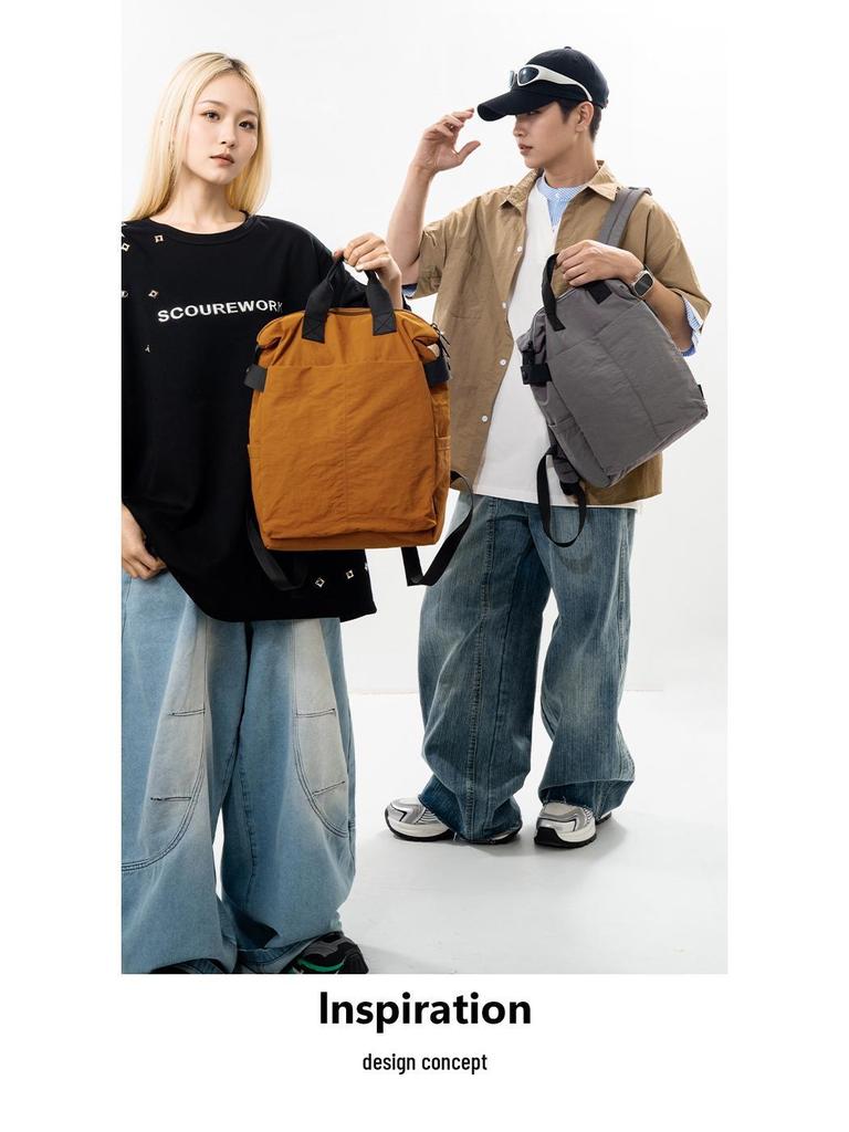 Mochila Grande para Portátil Estilo Japonés para Estudiantes, Viajes y Deportes al Aire Libre