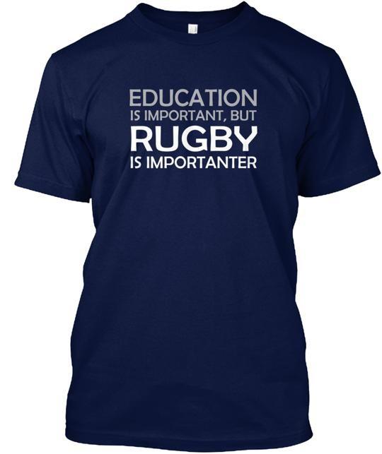 Футболка Rugby is Importanter Сделано в США Размер от S до 5XL Унисекс Футболка M