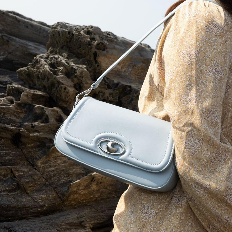 Multifunkční taška pod paži na dojíždění, Dámská malá čtvercová taška francouzského designu, Dámská všestranná taška přes rameno, Crossbody taška
