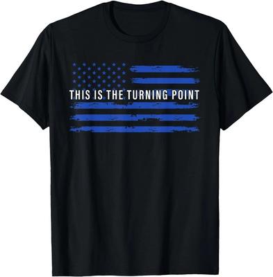 This Is The Turning Point Tee USA Flag , Unisex Tee S-5XL Unisex T-Shirt