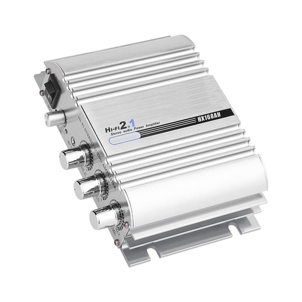 Car Amplifier 12V 2.0 + Heavy Bass Hi Fi 2.1 Channel Stereo Audio Mini AMP