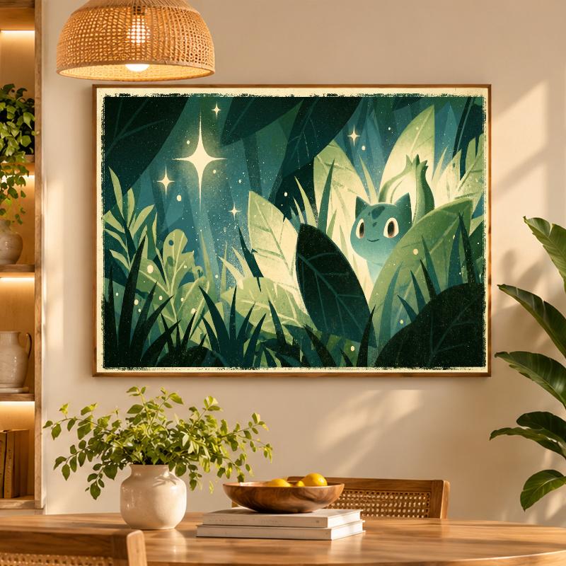 5D Diamond Painting Bulbasaur DIY Full Drill Diamond Art Kit Home Decoration