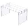 Transparent Layered Bathroom Cabinet Shelf for Skincare & Cosmetics