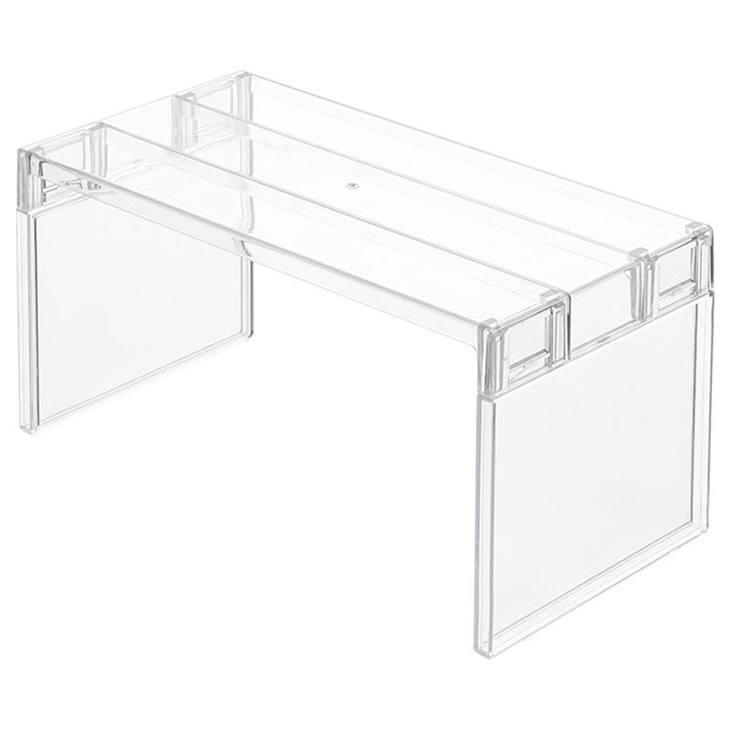 Transparent Layered Bathroom Cabinet Shelf for Skincare & Cosmetics