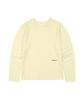 EEERRR Blank Er Cutting Slub Crop Long Sleeve (3 Colors)