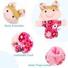 6Pcs Interactive Educational Early Education Toys Cloth Velvet Puppets Toys  Stocking Stuffers