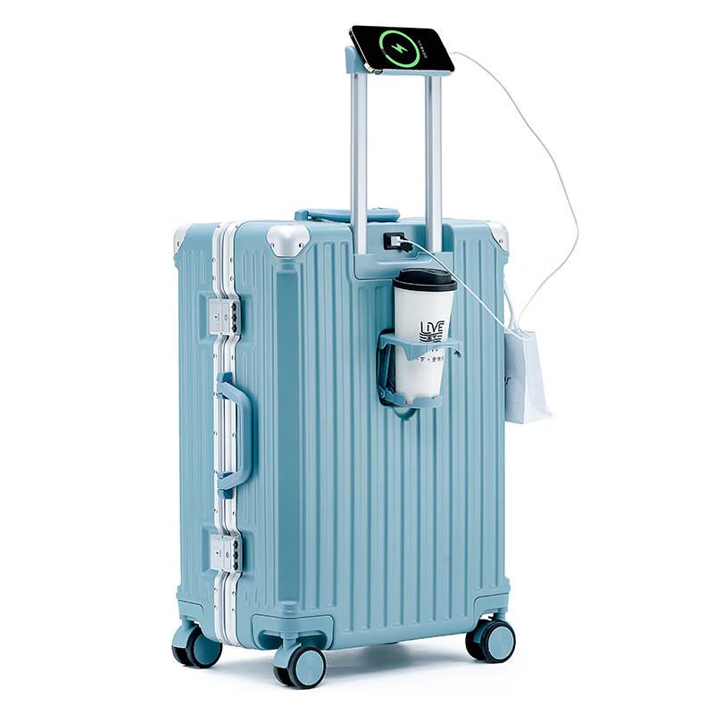 OEING Multi-functional Aluminum Frame Luggage 26 inch