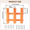 3 Tube Fishing Rod Holder Rack Support Portable Accessory Bracket Poles Rest for Ship