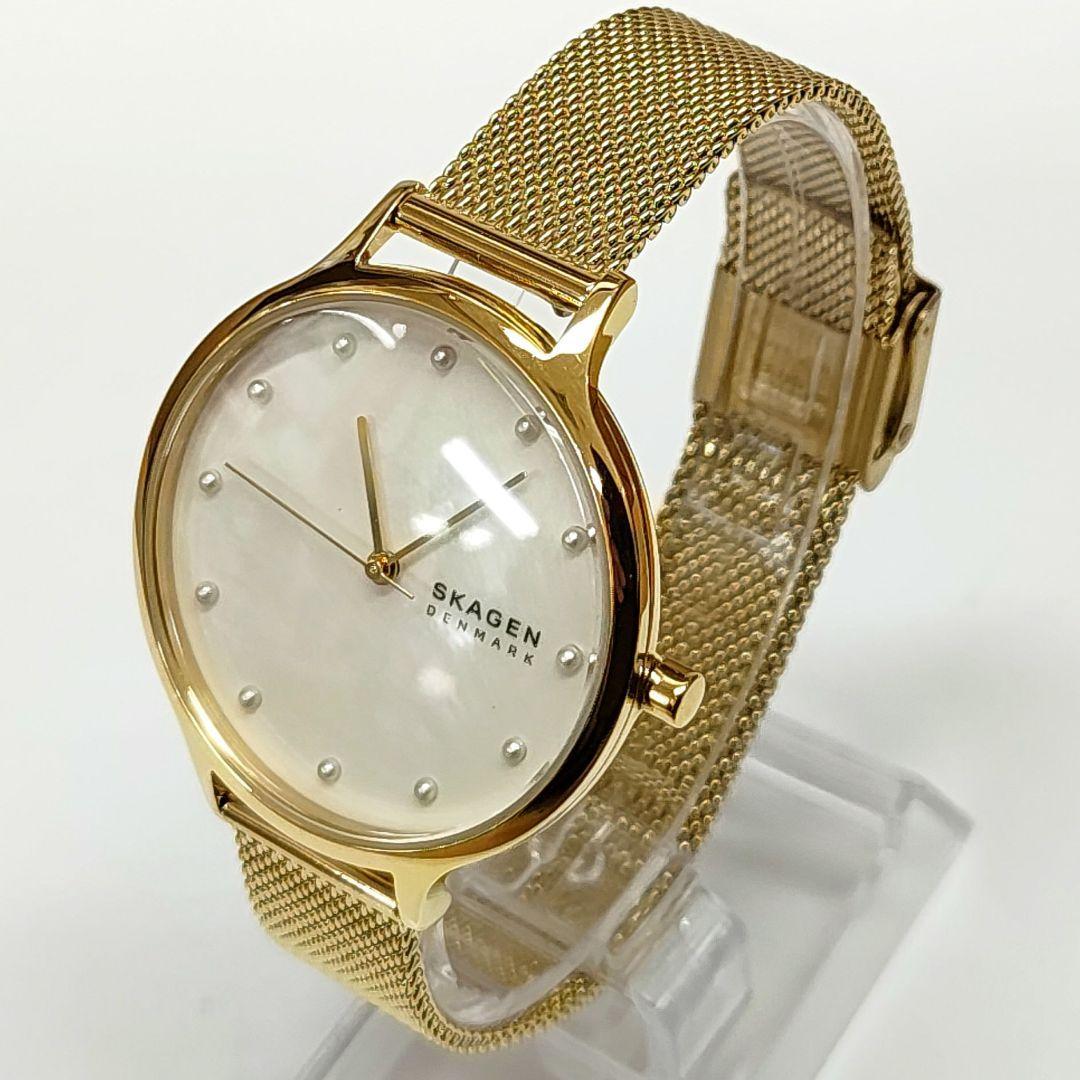 Used New SKAGEN DENMARK Gold Mesh Belt